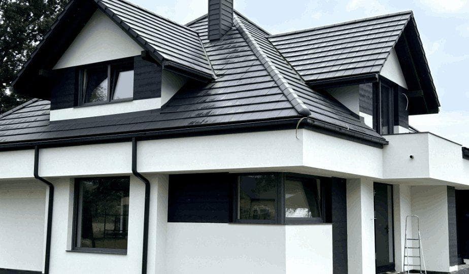 Dach z dachówki — Obróbki i rynny