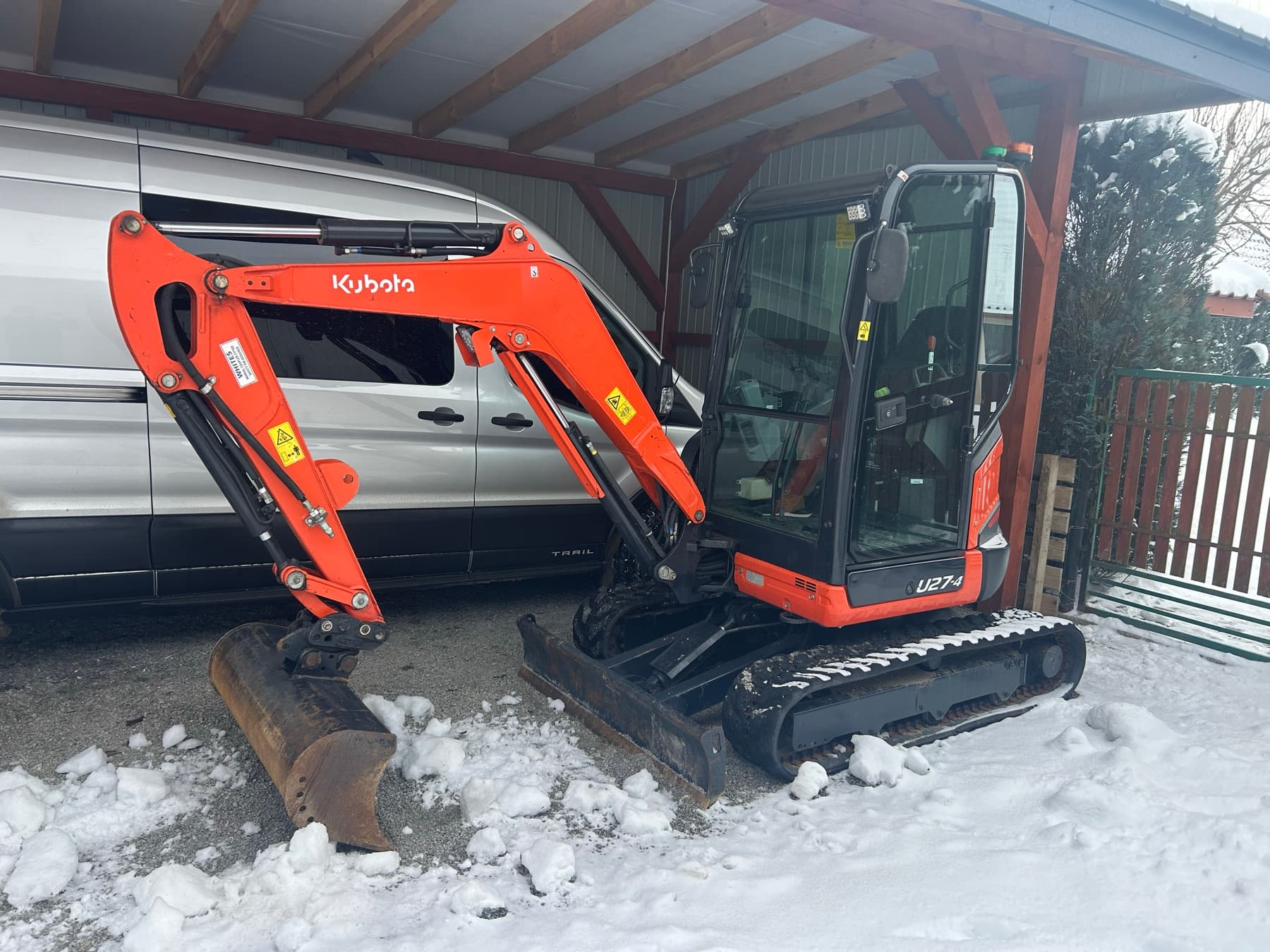 Minikoparka Kubota